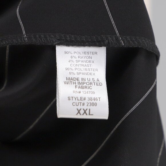 IC BY CONNIE K Colorblock Pinstripe Quarter Zip Tunic Top Yellow Black Size XXL - Picture 7 of 7